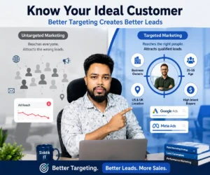 Audience targeting strategy for getting more qualified leads through ideal customer profiling.